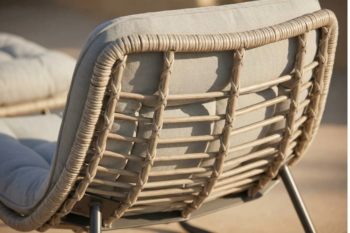Livli™ Wicker Lounge Chair with Ottoman