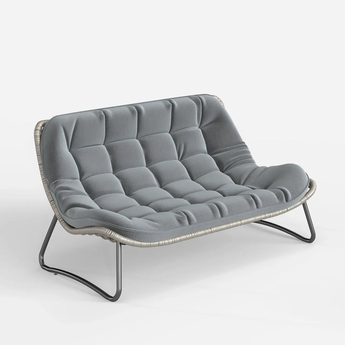 Livli™ Two-Seater Wicker Chair