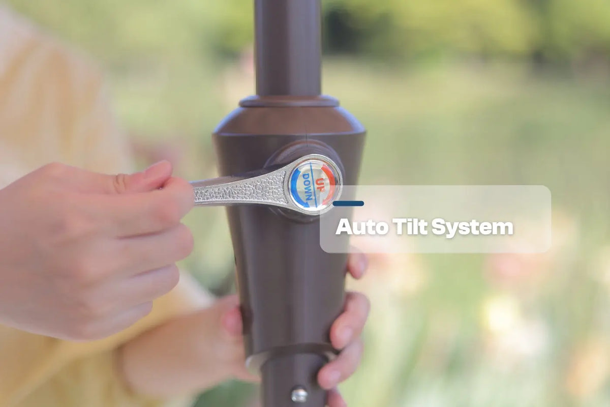 Patio Kingdom 9Ft Autotilt umbrella