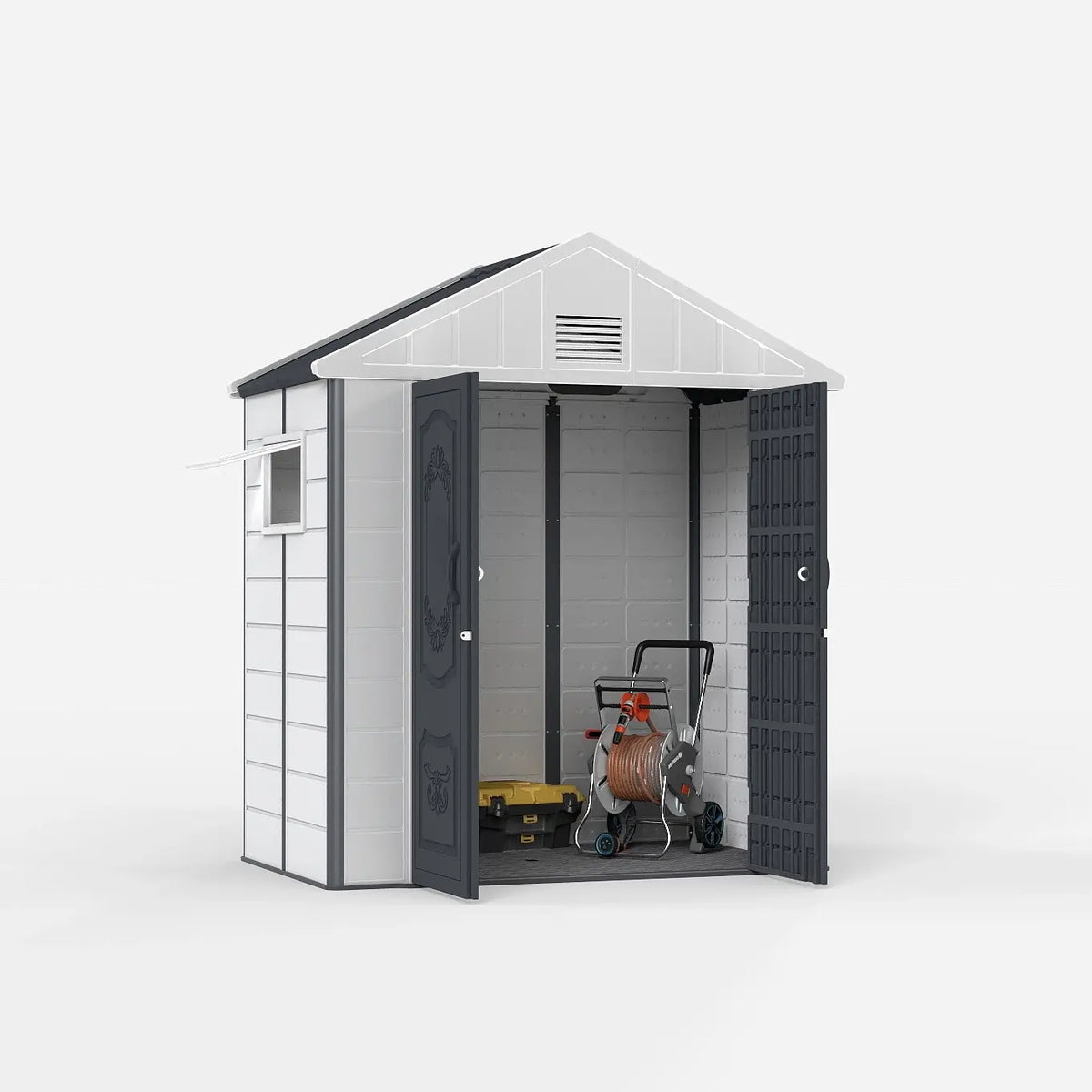 Patio Kingdom Resin Outdoor Storage Shed