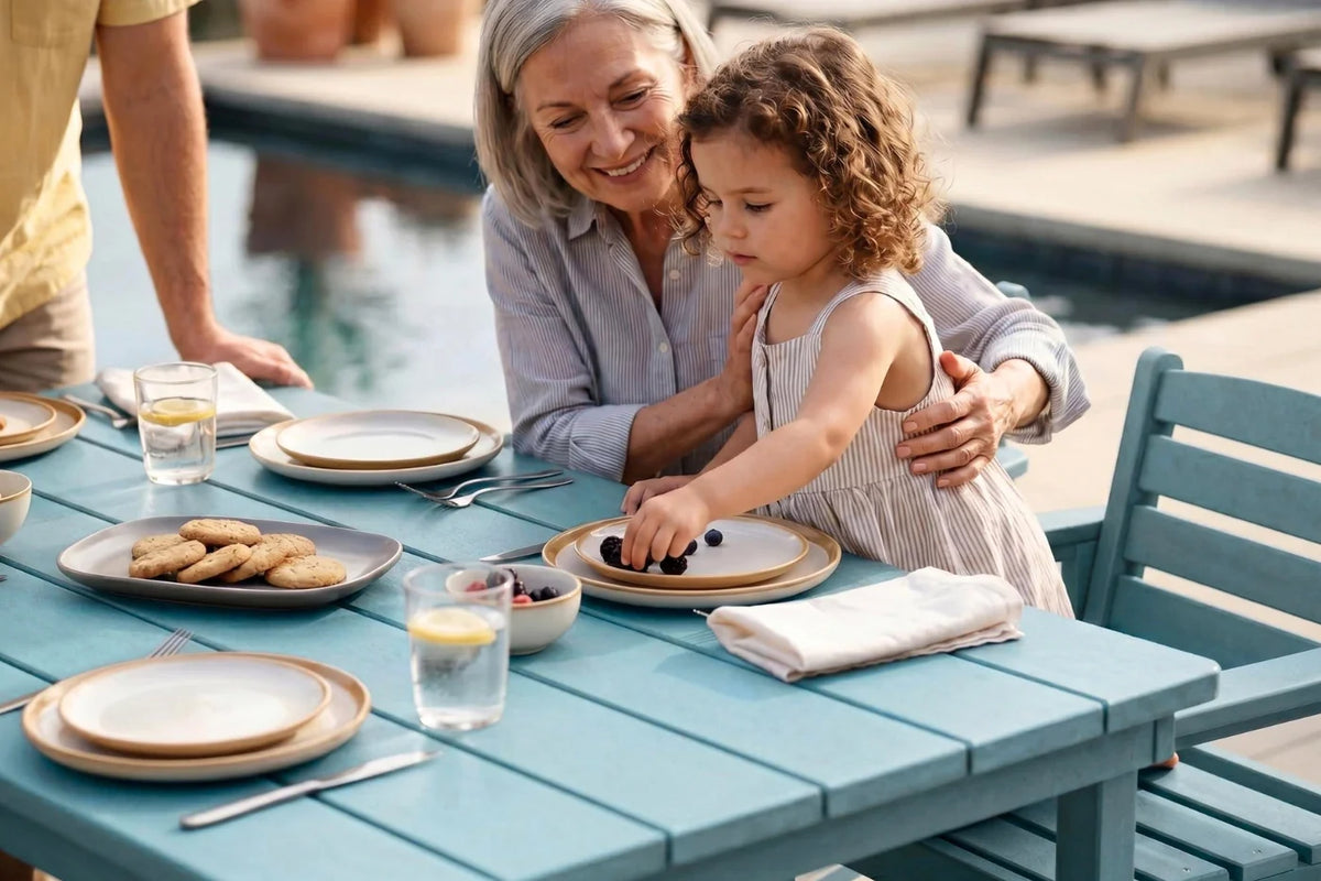 HDPE Outdoor Dining Set