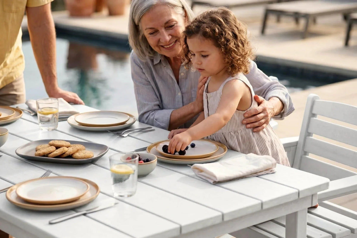 HDPE Outdoor Dining Set