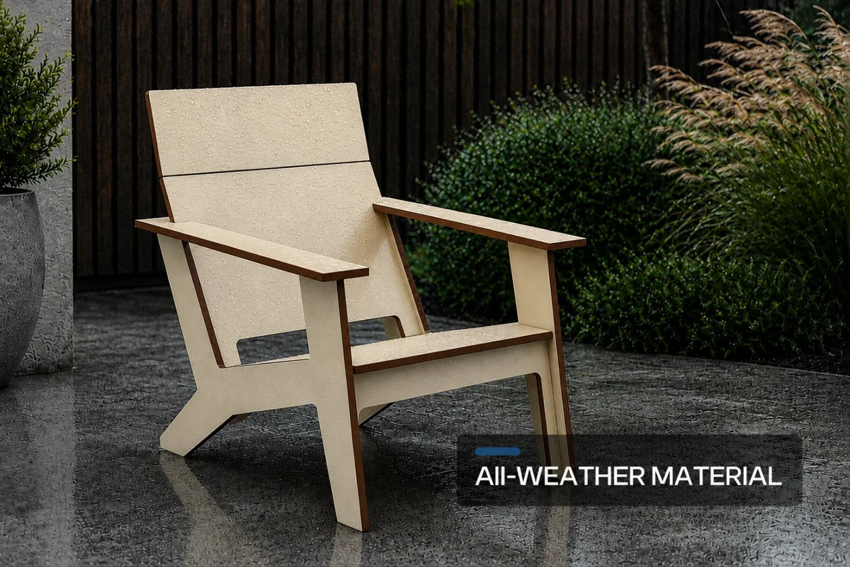 Modern Poly Adirondack Chair