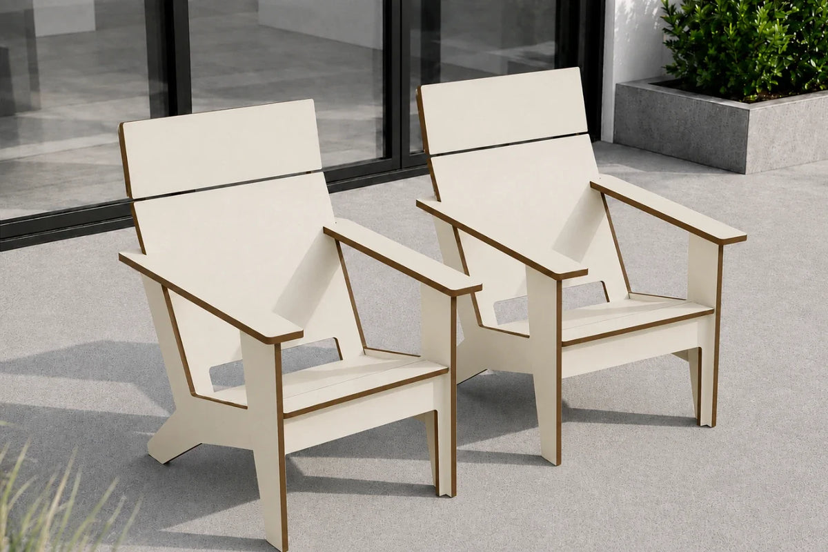 Modern Poly Adirondack Chair