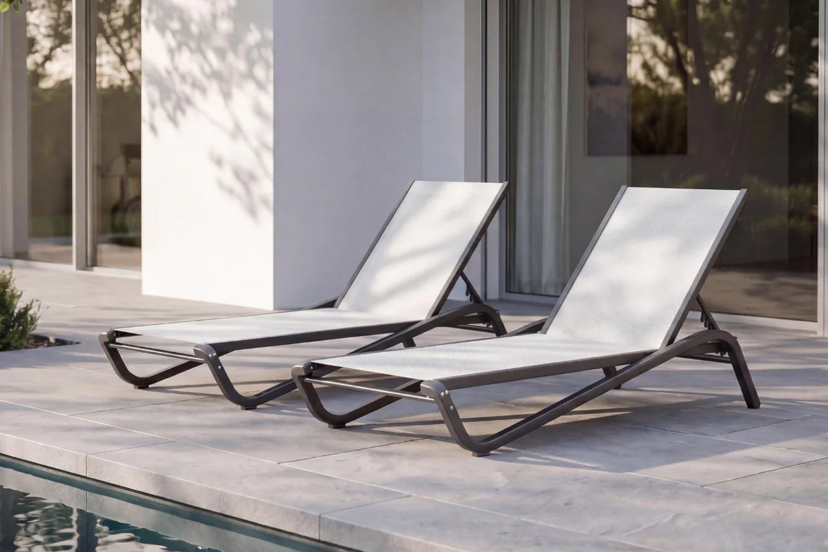 Aluminum Outdoor Chaise Lounge