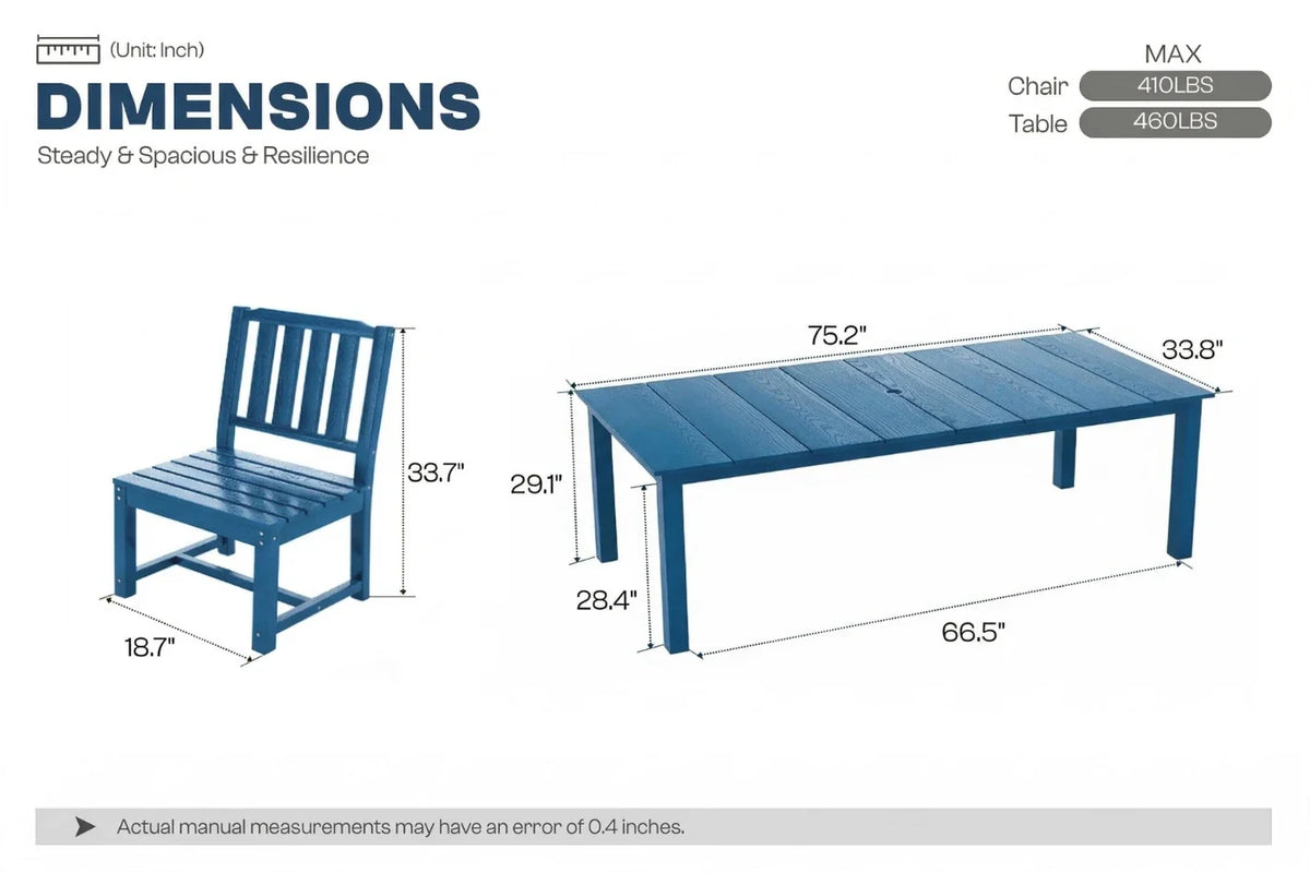 Perli™ Outdoor Dining Set - Table & Chairs