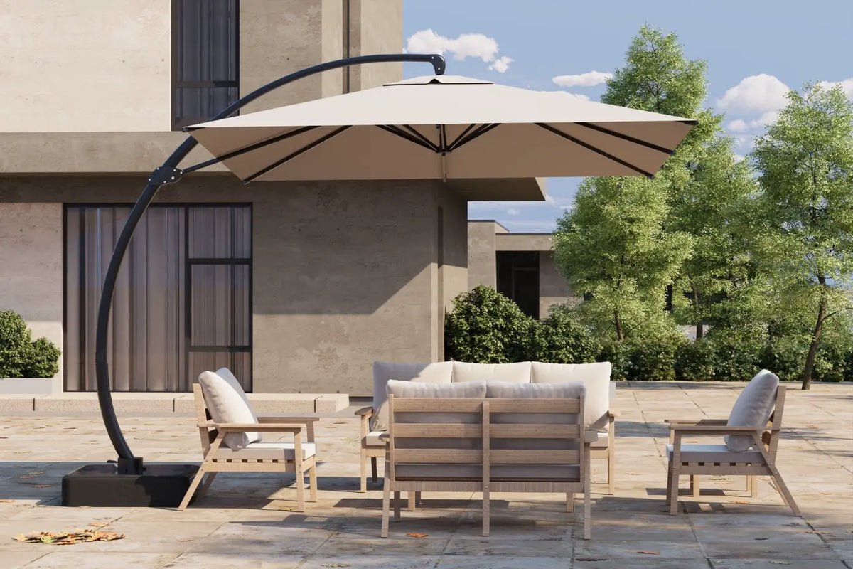 Cantilever Umbrella with Base