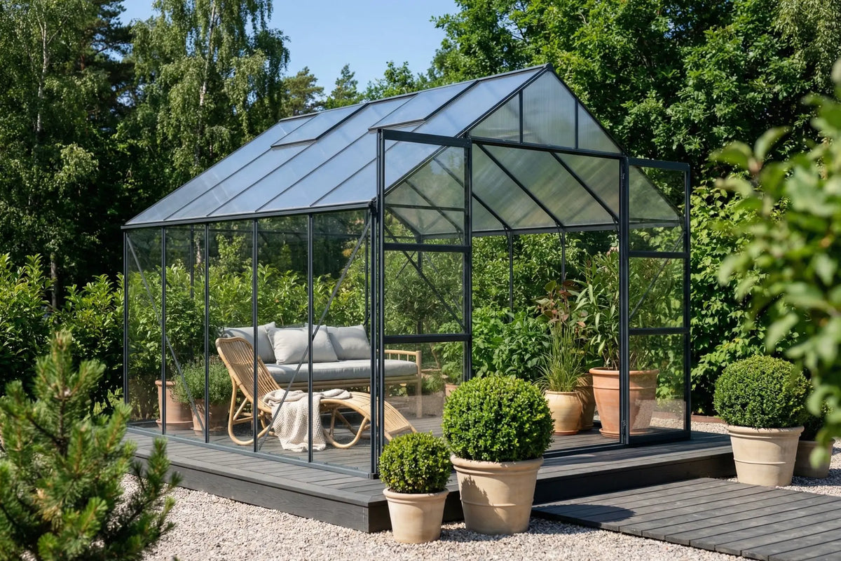 Polycarbonate Greenhouse with Aluminum Frame