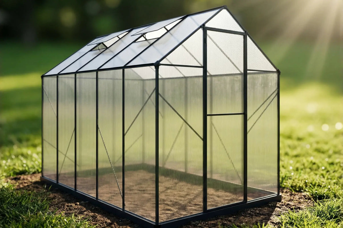 Polycarbonate Greenhouse with Aluminum Frame
