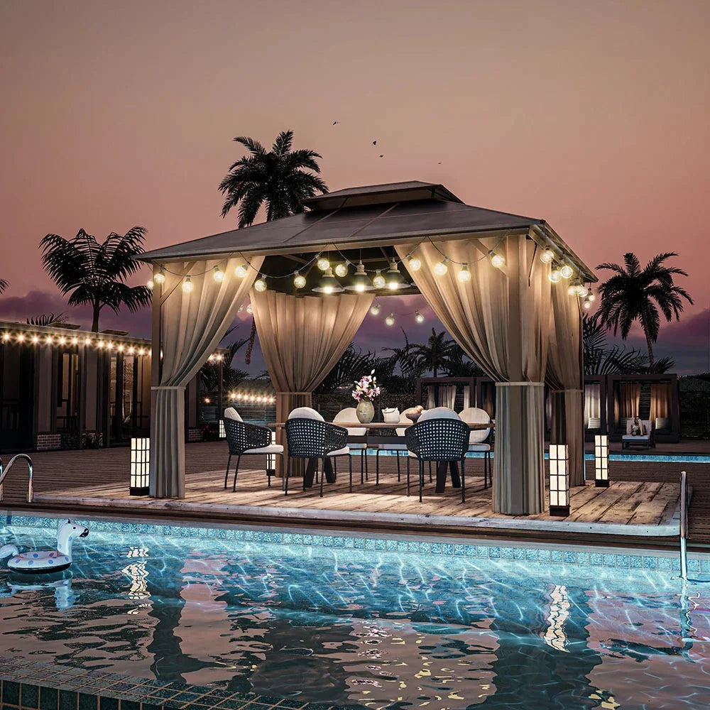 Polycarbonate Top Gazebo