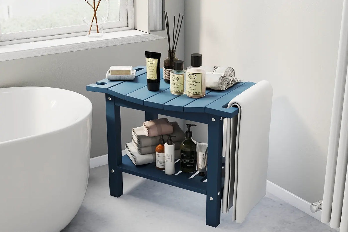 patio kingdom shower bench