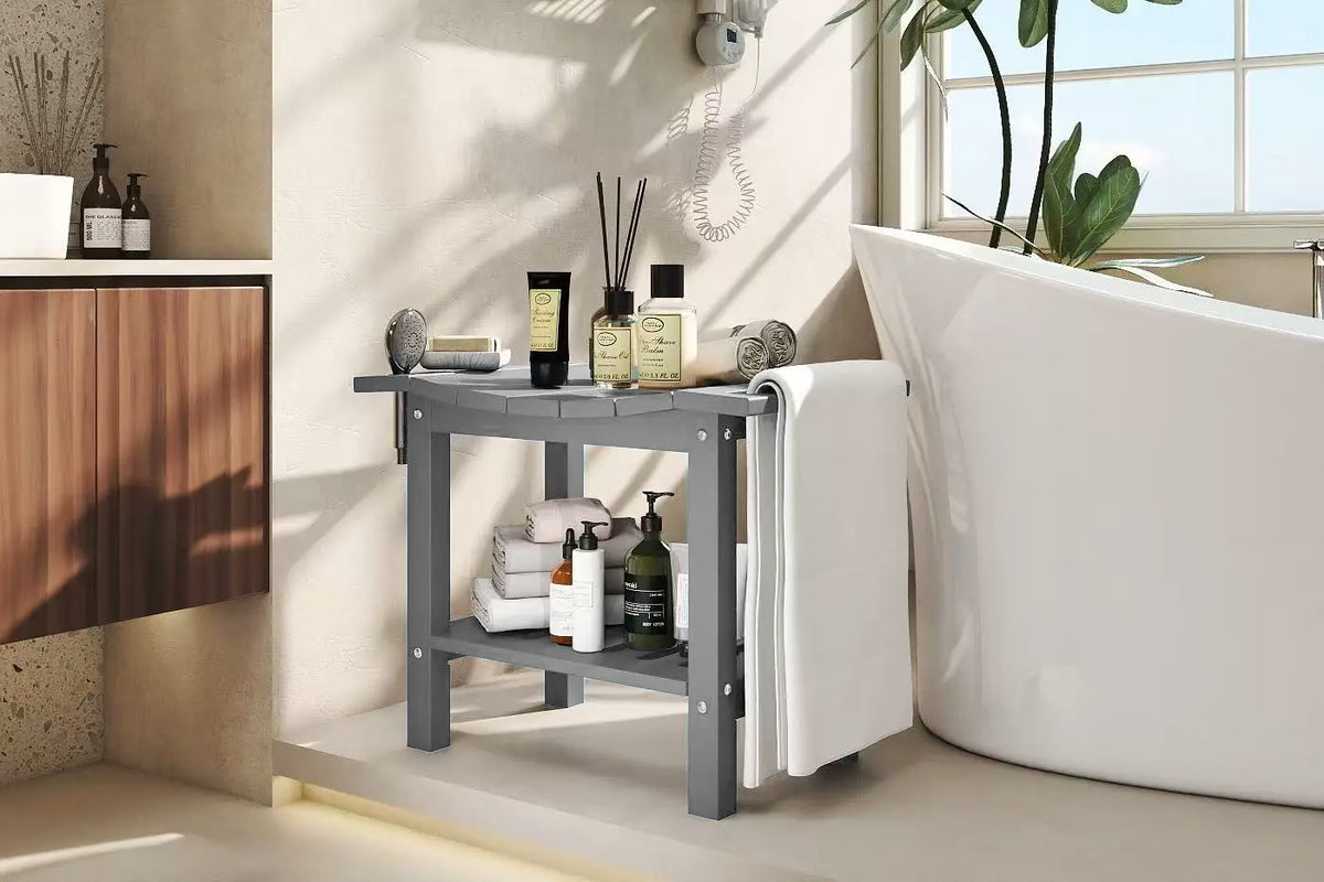 patio kingdom shower bench