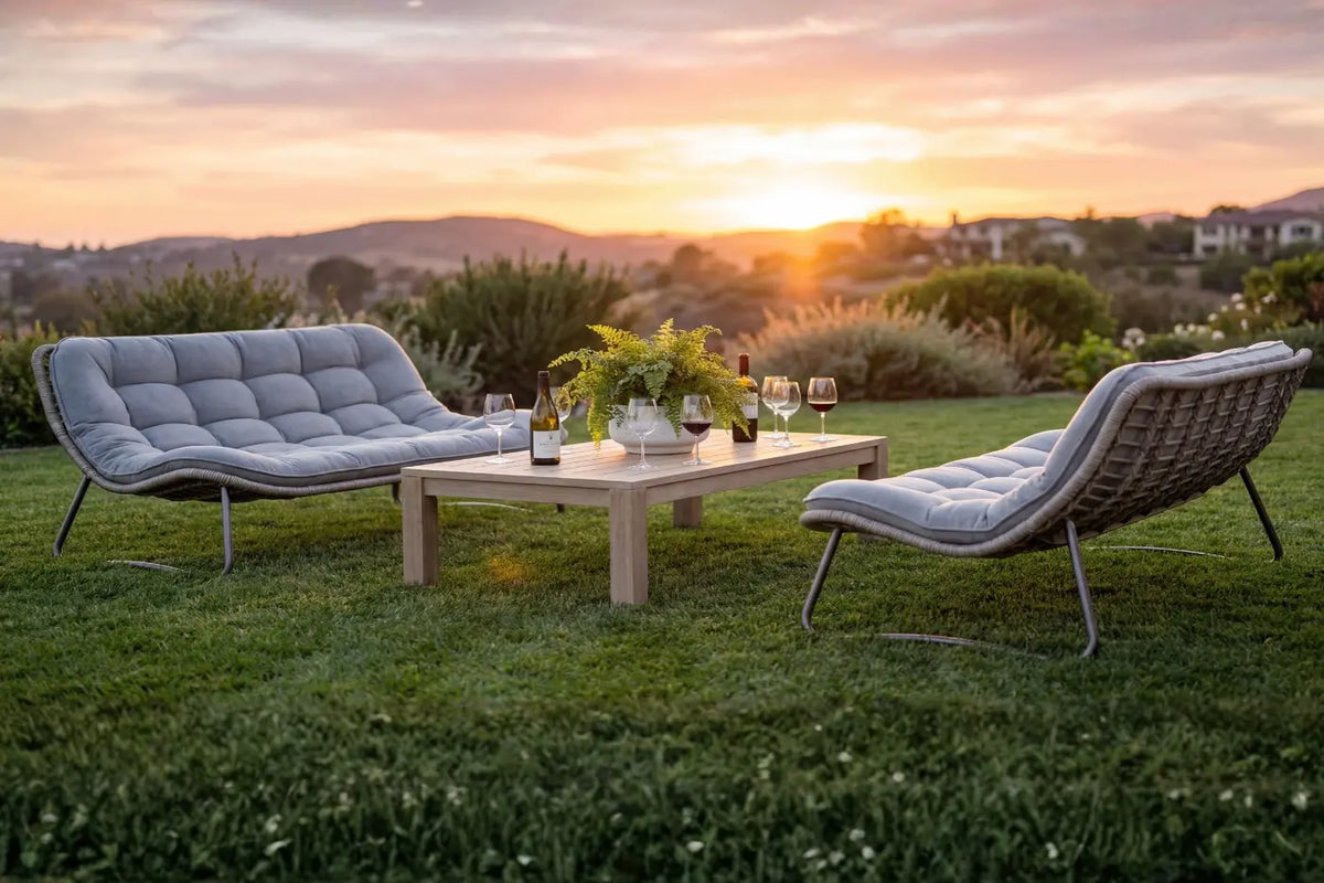 Livli™ Two-Seater Wicker Chair