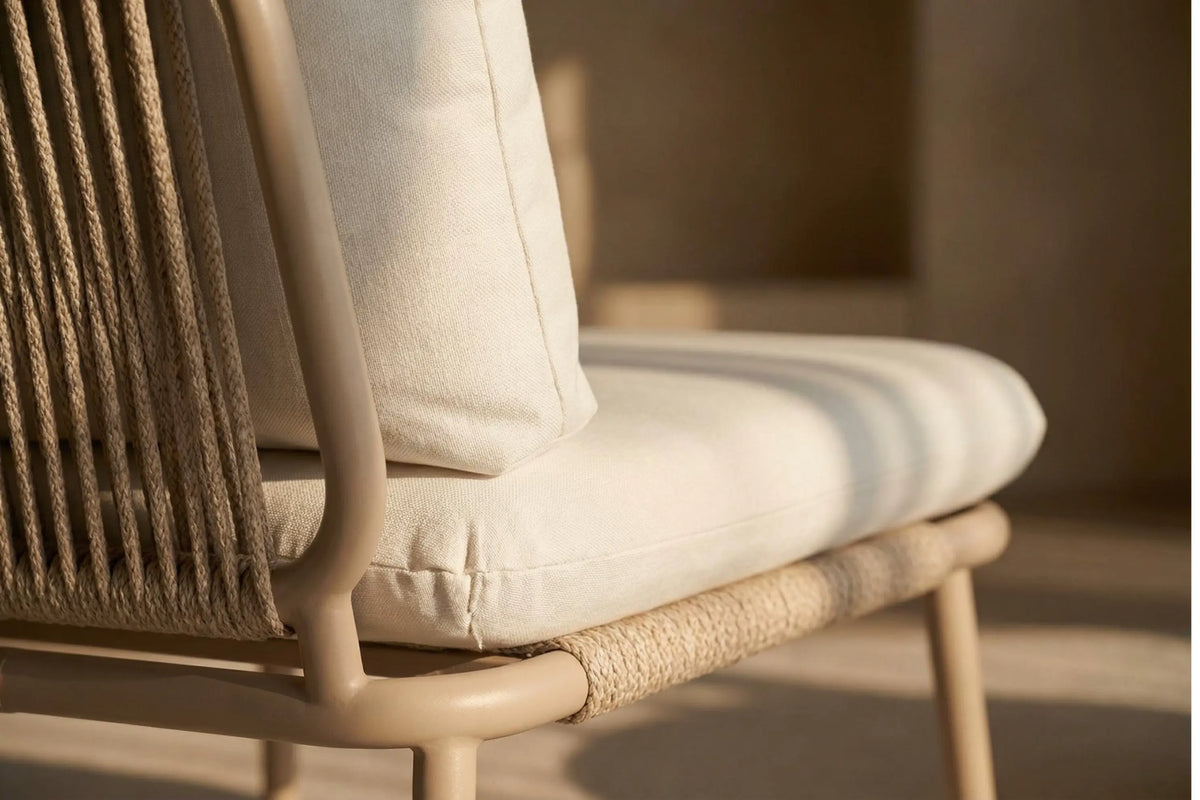 Livli™ Modular Rope-Woven L-Shaped Sofa