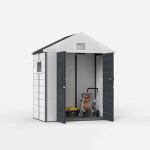 4x6 ft Resin Outdoor Storage Shed