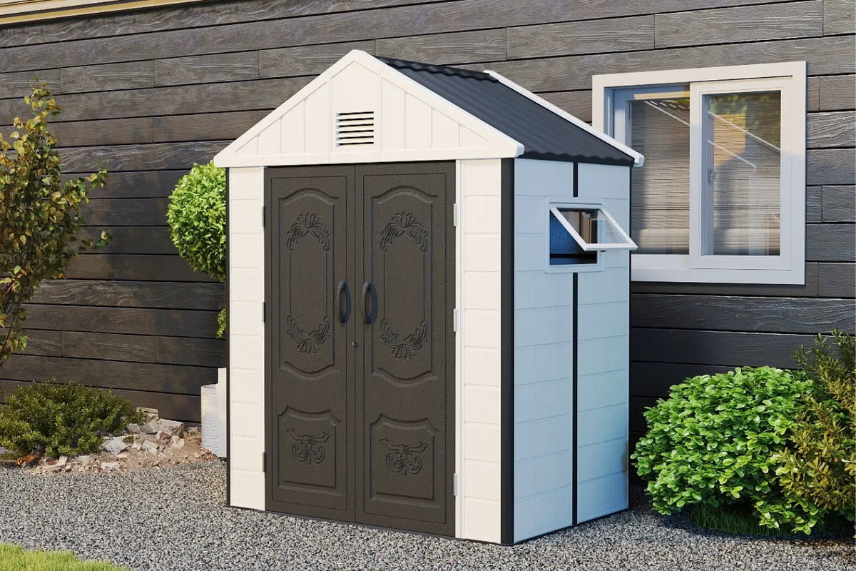Patio Kingdom Resin Outdoor Storage Shed