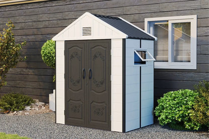 Patio Kingdom Resin Outdoor Storage Shed