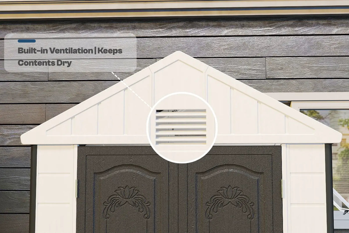 Patio Kingdom Resin Outdoor Storage Shed
