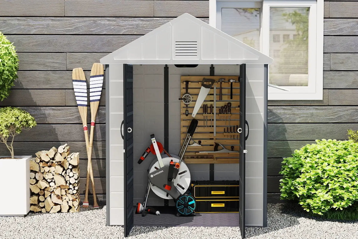 Patio Kingdom Resin Outdoor Storage Shed