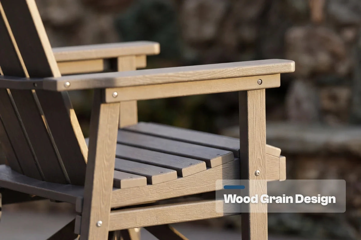 Chair with a blurred natural background