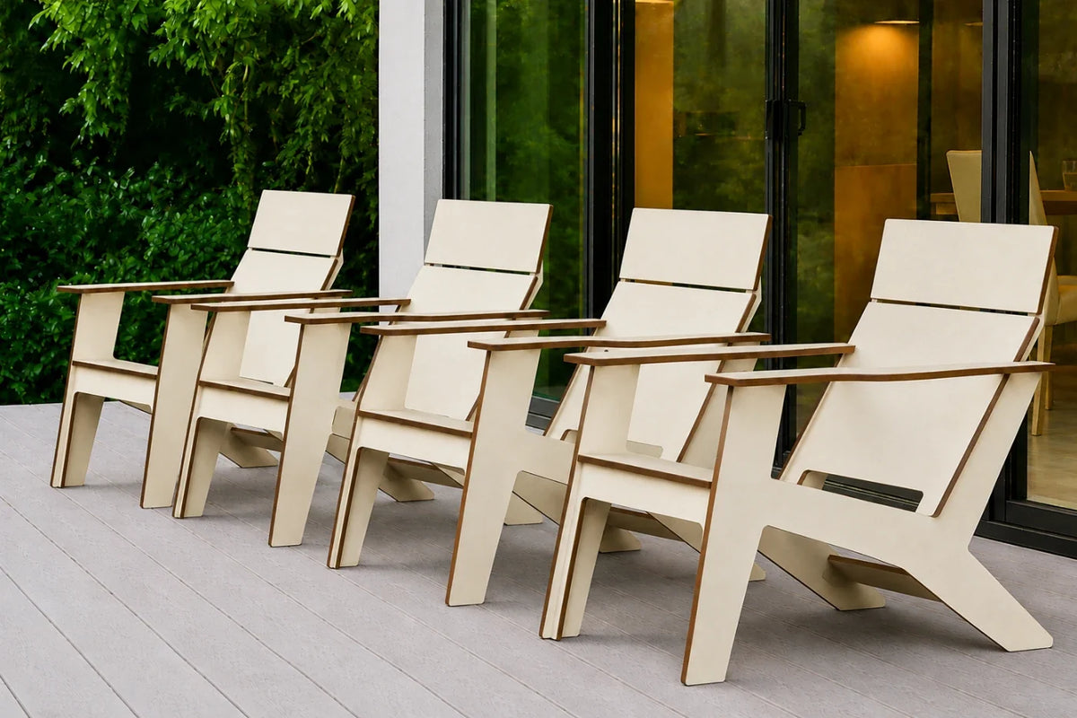 Modern Poly Adirondack Chair
