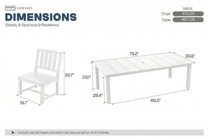 Perli™ Outdoor Dining Set - Table & Chairs