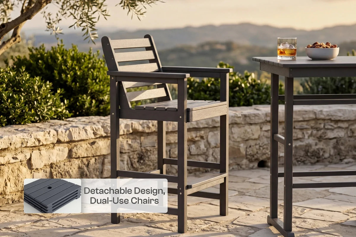 Tall Bar Chair Set