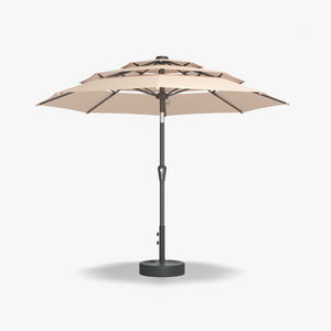 3-Tier Patio Umbrella - Push Button Tilt