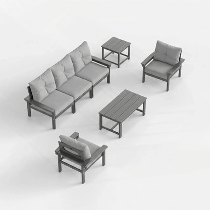 HDPE Sectional Patio Couch Set