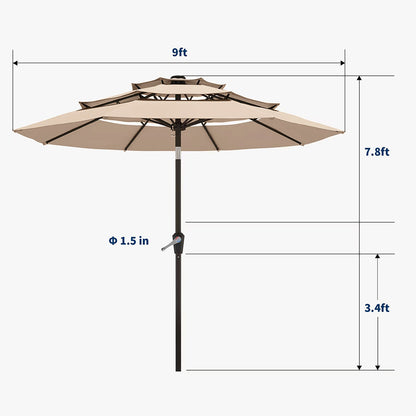 patiokingdom patio umbrella