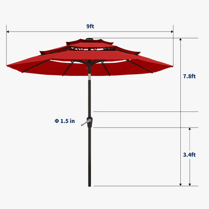 patiokingdom patio umbrella